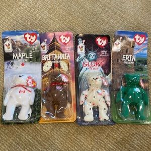 New! NIB! Set of 4 complete set of Ty beanie babies McDonald’s collection. 1997